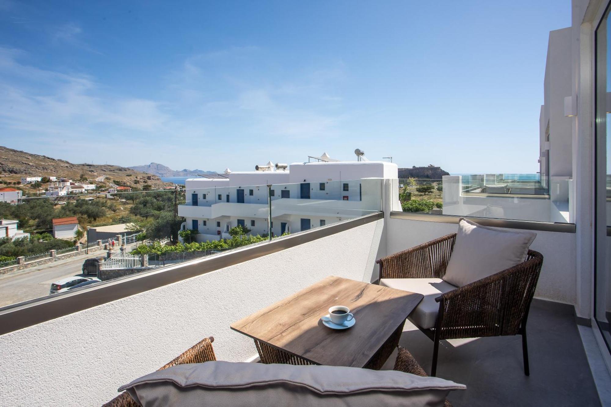 Lambis Studios & Apartments Líndos Екстериор снимка