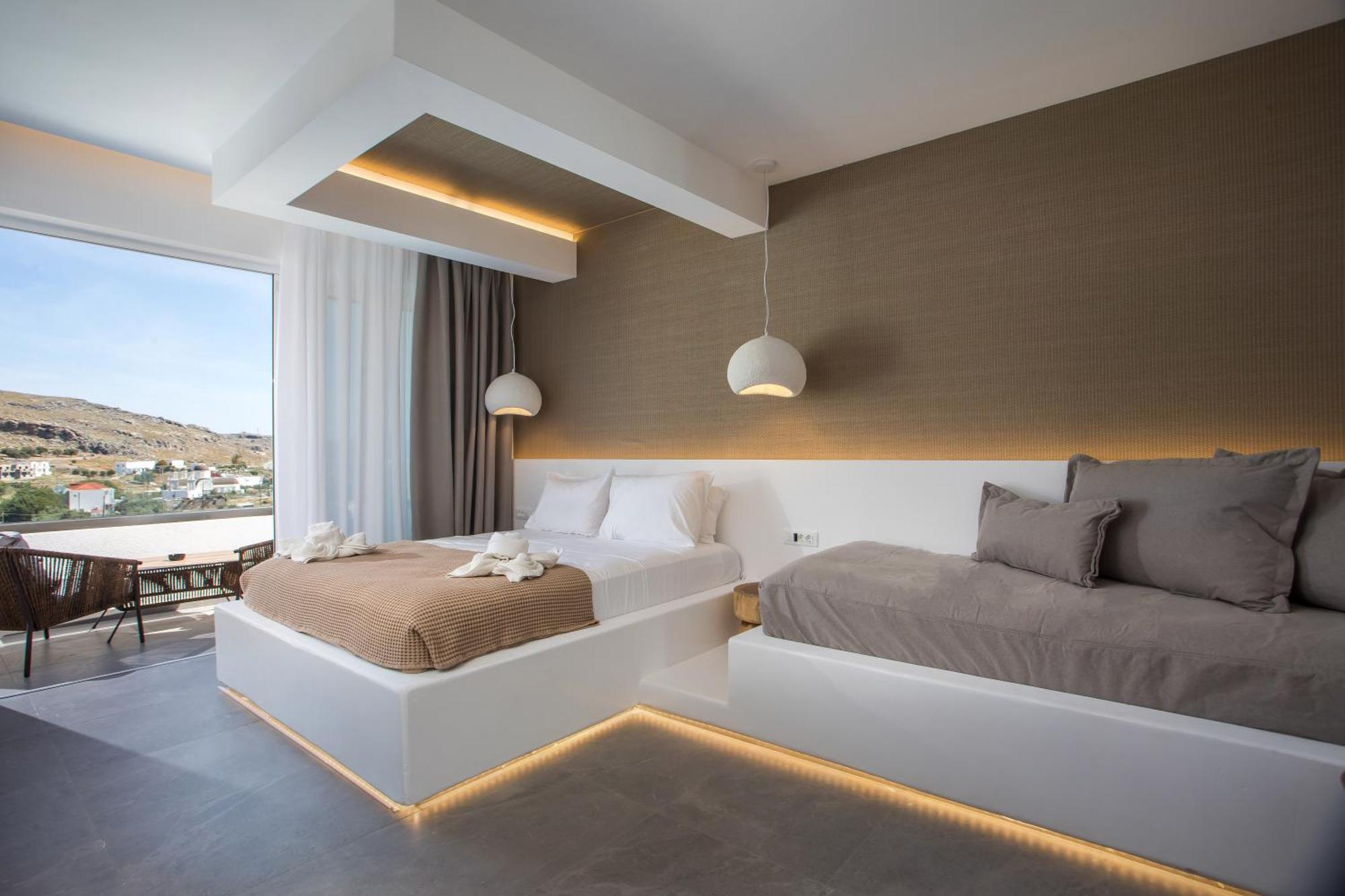 Lambis Studios & Apartments Líndos Екстериор снимка