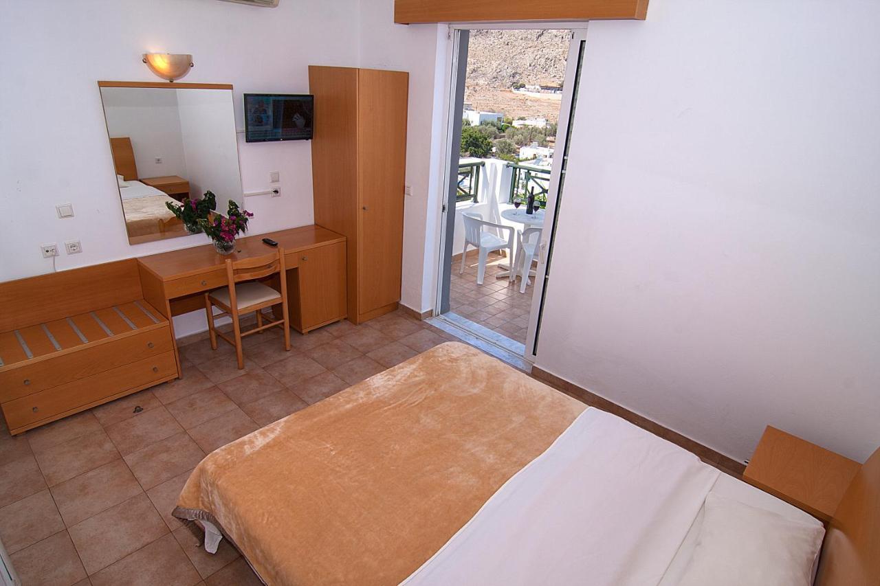 Lambis Studios & Apartments Líndos Екстериор снимка